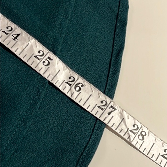 NWT Elegant Brixon Ivy Top - green flowing     With ruched sleeves Sz XS - Picture 12 of 12